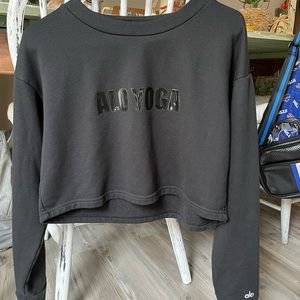 Alo Yoga crop sweatshirt